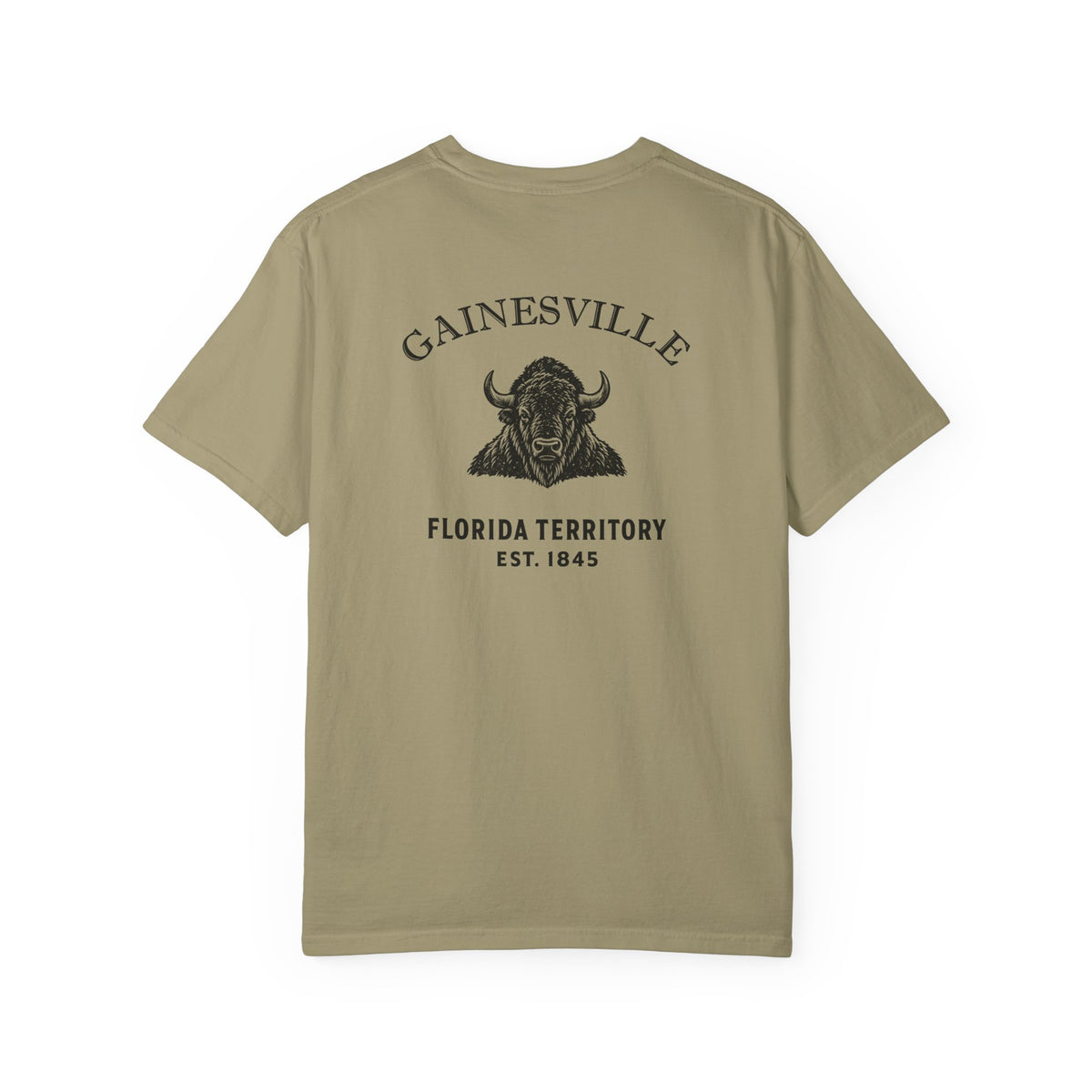 Gainesville Florida Bison Garment-Dyed Heavyweight Tee