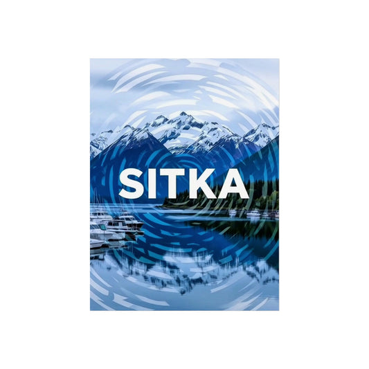 Sitka Alaska Vintage Retro Giclée Print Art Series Poster