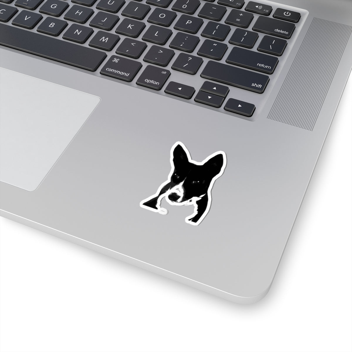 A Life Well Lived Basenji Retro Vinyl Sticker - Black Logo
