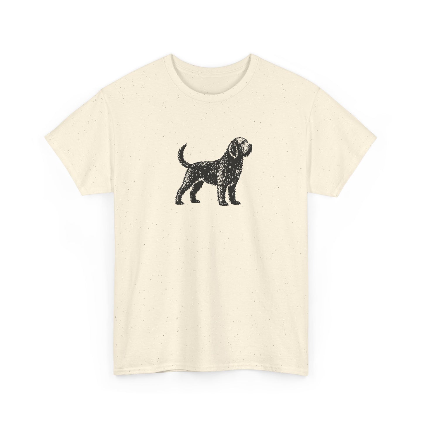 Otterhound Vintage Retro Unisex Heavy Cotton Tee - Standing