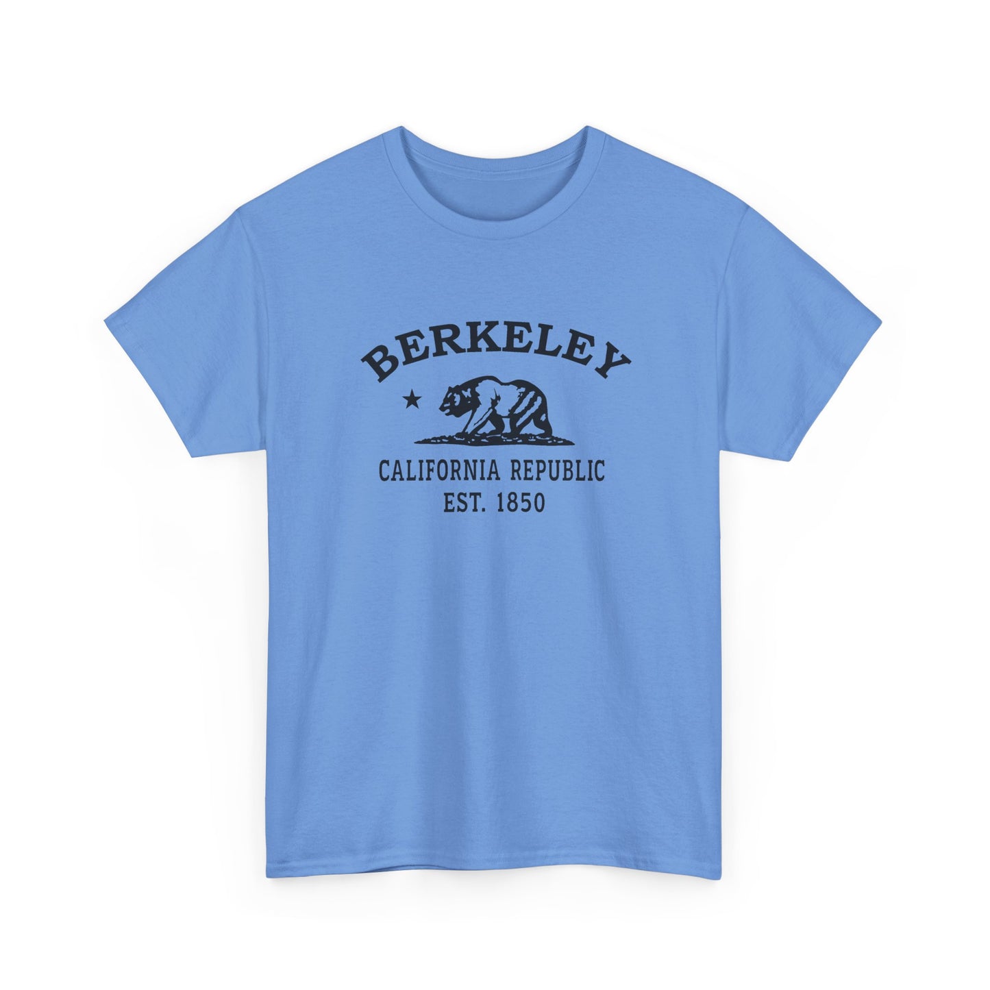Berkeley California Vintage Retro Unisex Heavy Cotton Tee - Black Logo