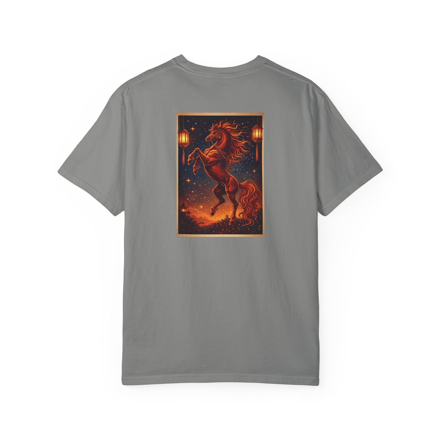 Zodiac Year of the Horse (2026+) Vintage Retro Art Series Cotton Tee