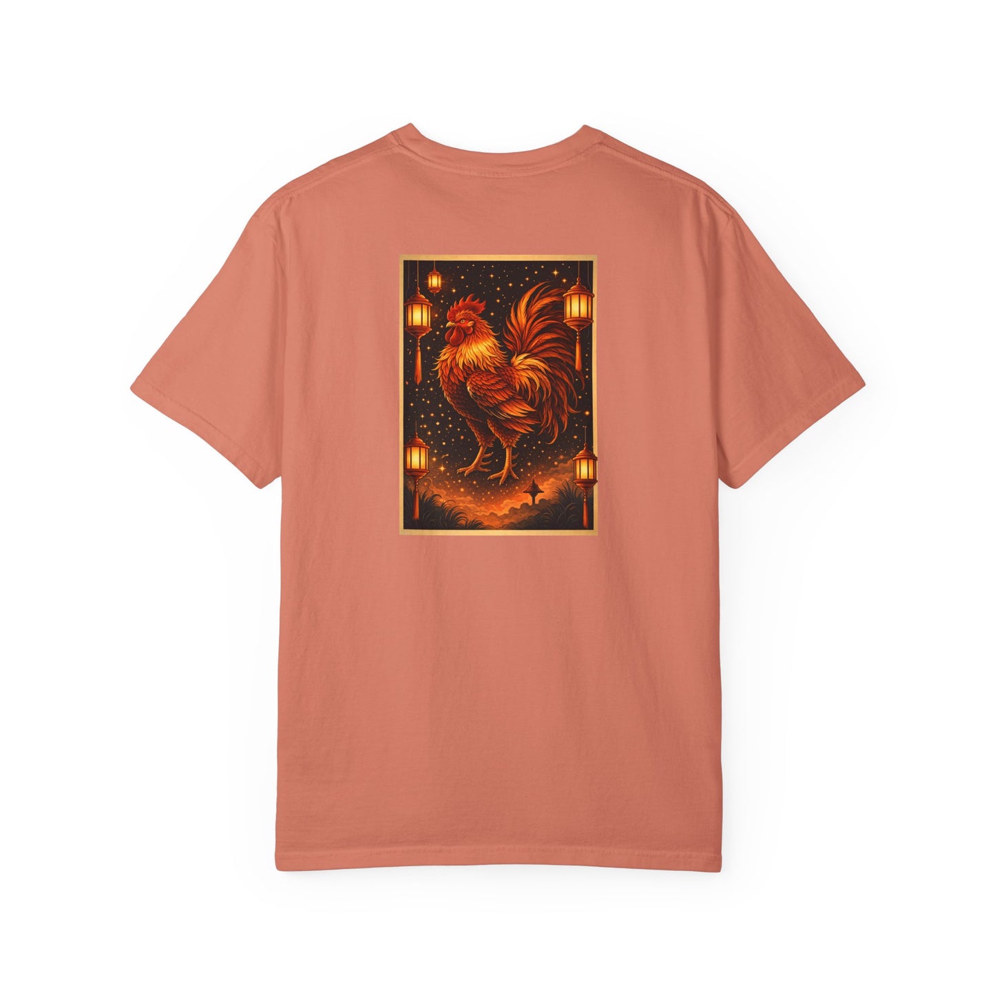 Zodiac Year of the Rooster (2017+) Vintage Retro Art Series Cotton Tee
