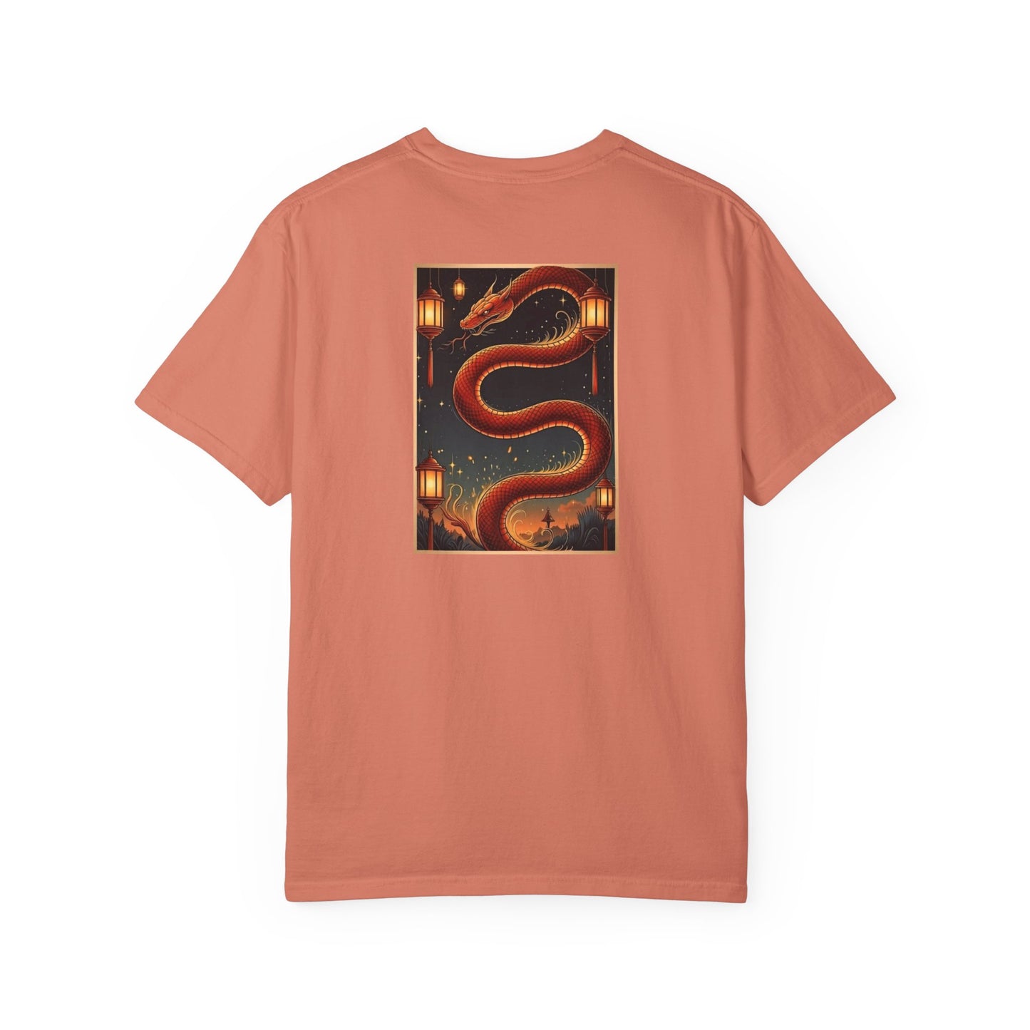 Zodiac Year of the Snake (2025+) Vintage Retro Art Series Cotton Tee
