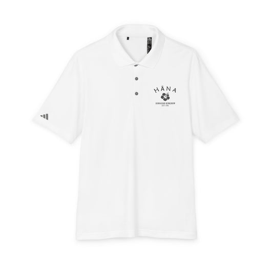 Hana Hawaii Vintage Retro Embroidered Performance Polo Shirt - Black Logo