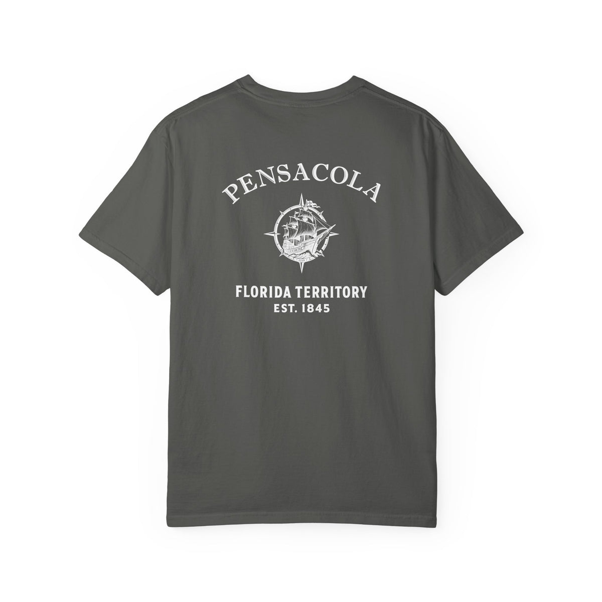 Pensacola Florida 1559 Ship Garment-Dyed Heavyweight Tee