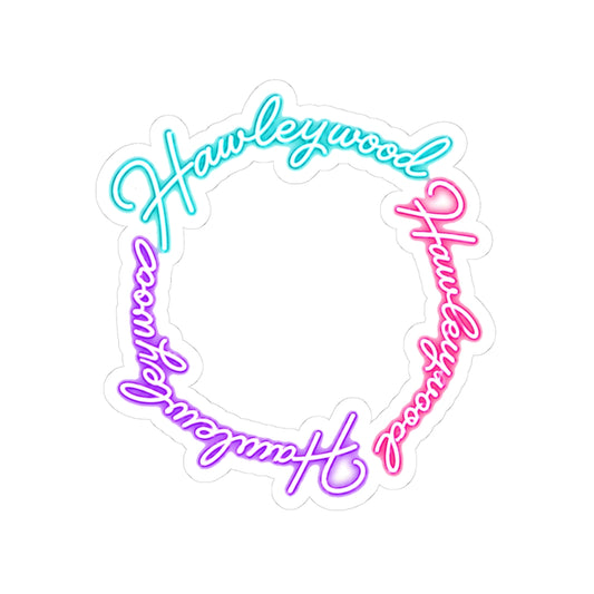 Hawleywood Vintage Retro Vinyl Sticker - Pinwheel Logo