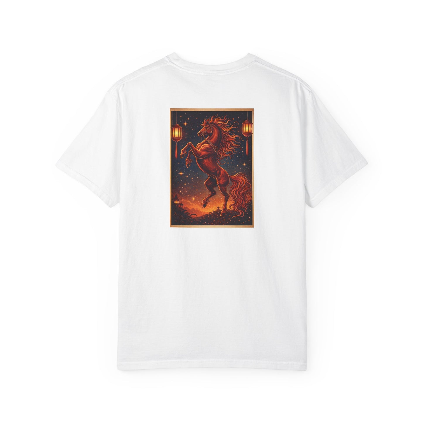 Zodiac Year of the Horse (2026+) Vintage Retro Art Series Cotton Tee