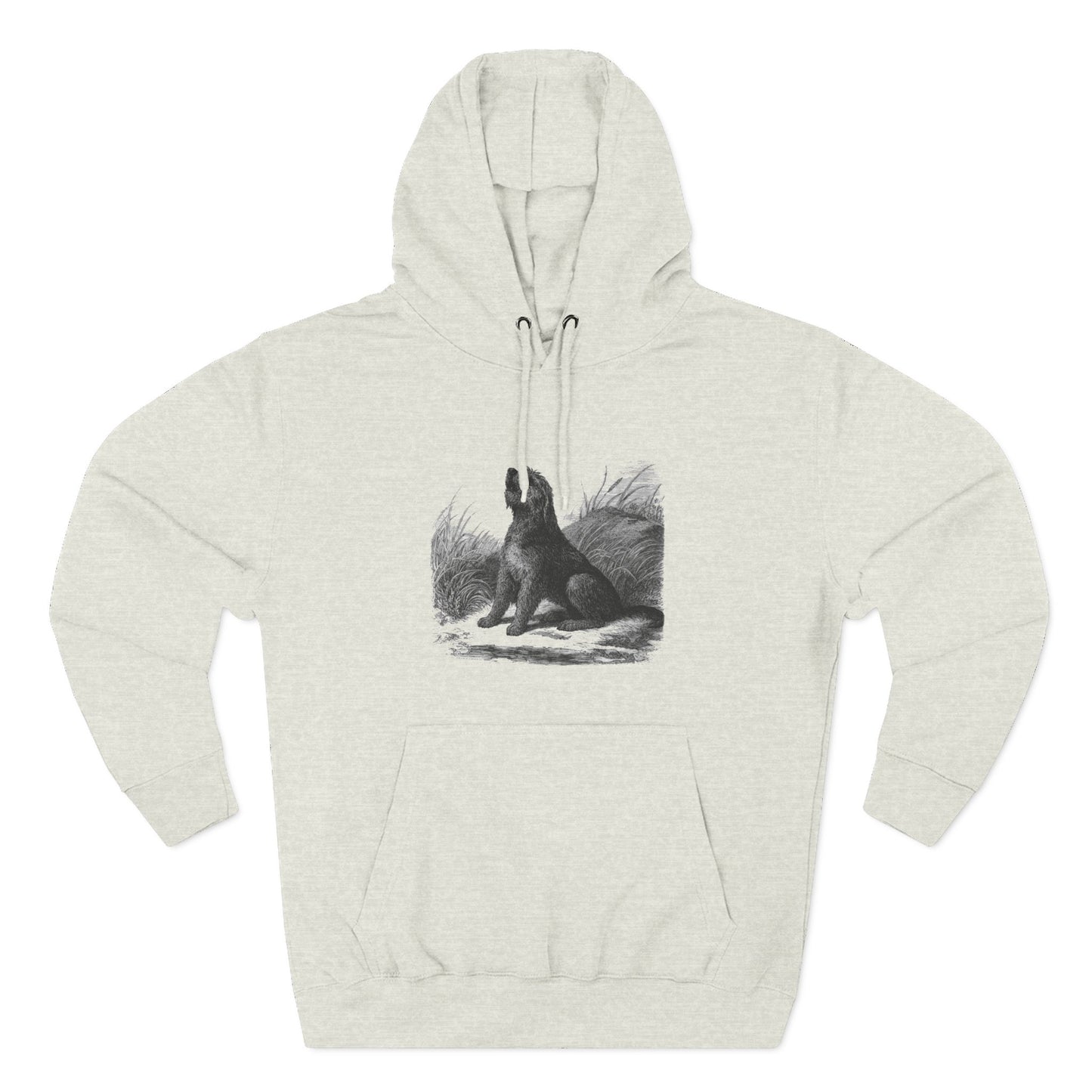 Otterhound Vintage Retro Unisex Heavy Cotton Hoodie - Howling For Fun