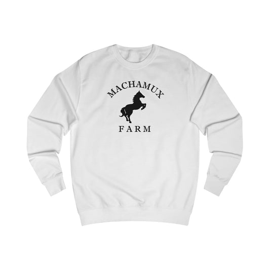 Machamux Farm Crewneck Sweatshirt — Black Logo