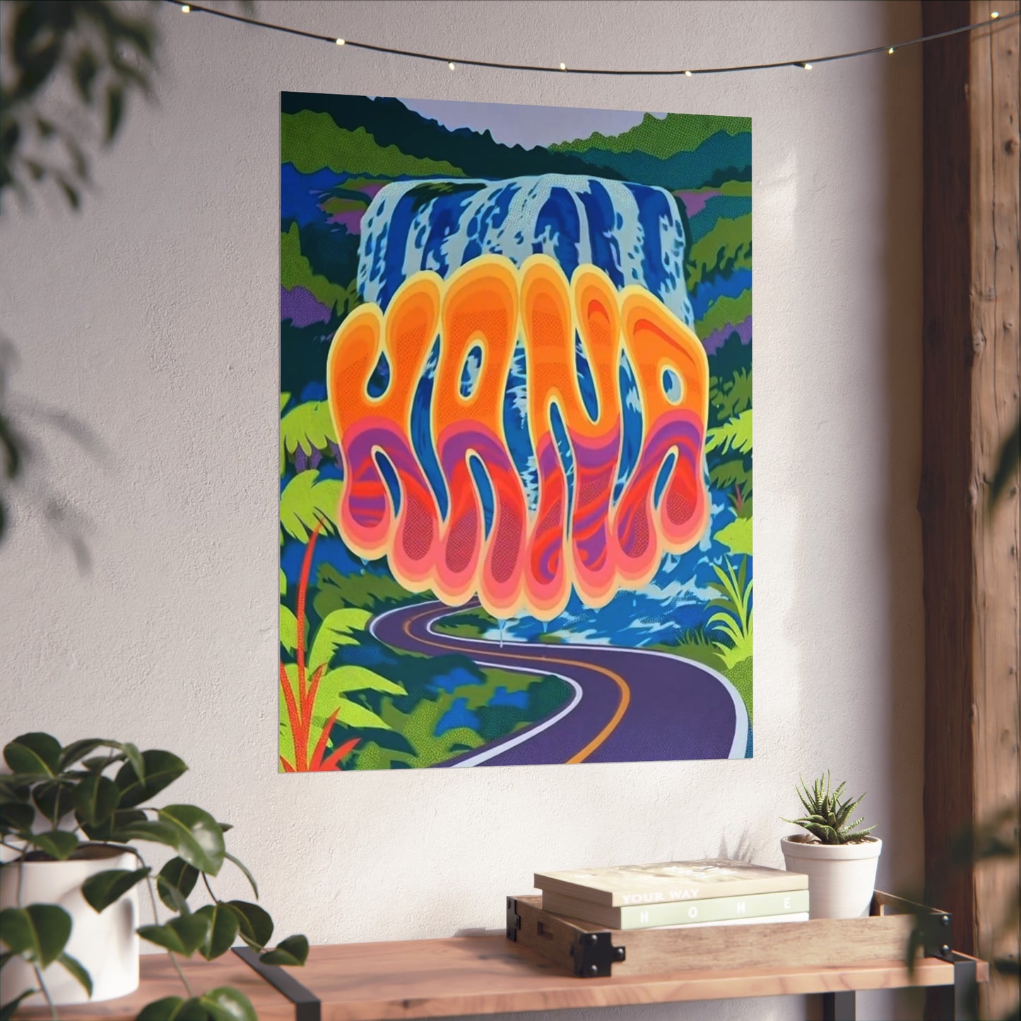 Hana Hawaii Vintage Retro Giclée Print Art Series Poster