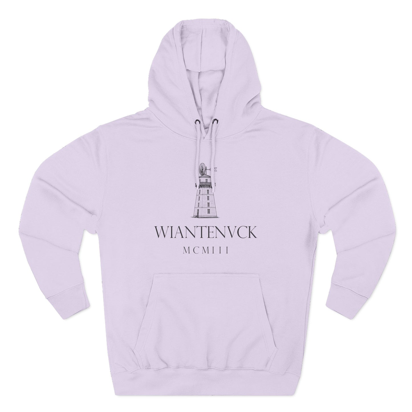 Wiantenuck Unisex Heavy Cotton Hoodie - Black Logo