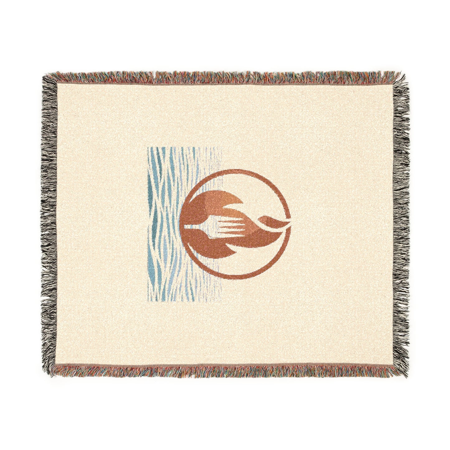 Eat Fire Spring Cotton Woven Blanket - Image Logo
