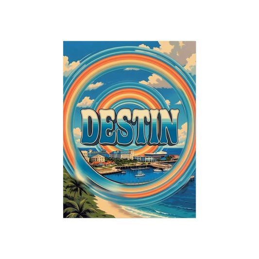 Destin Florida Vintage Retro Giclée Print Art Series Poster