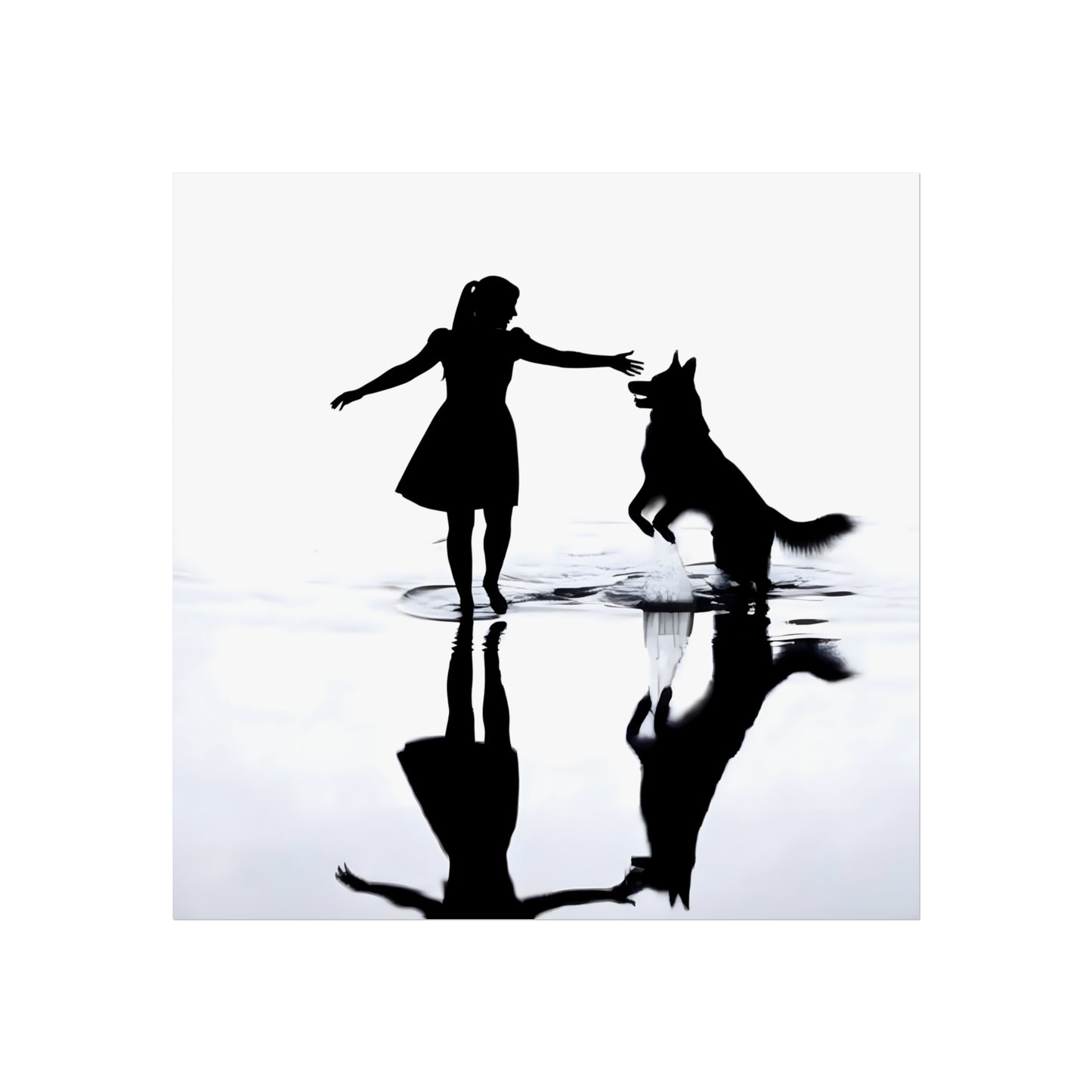 Whitewater Leap - Tide & Light Series Giclée Unframed Poster