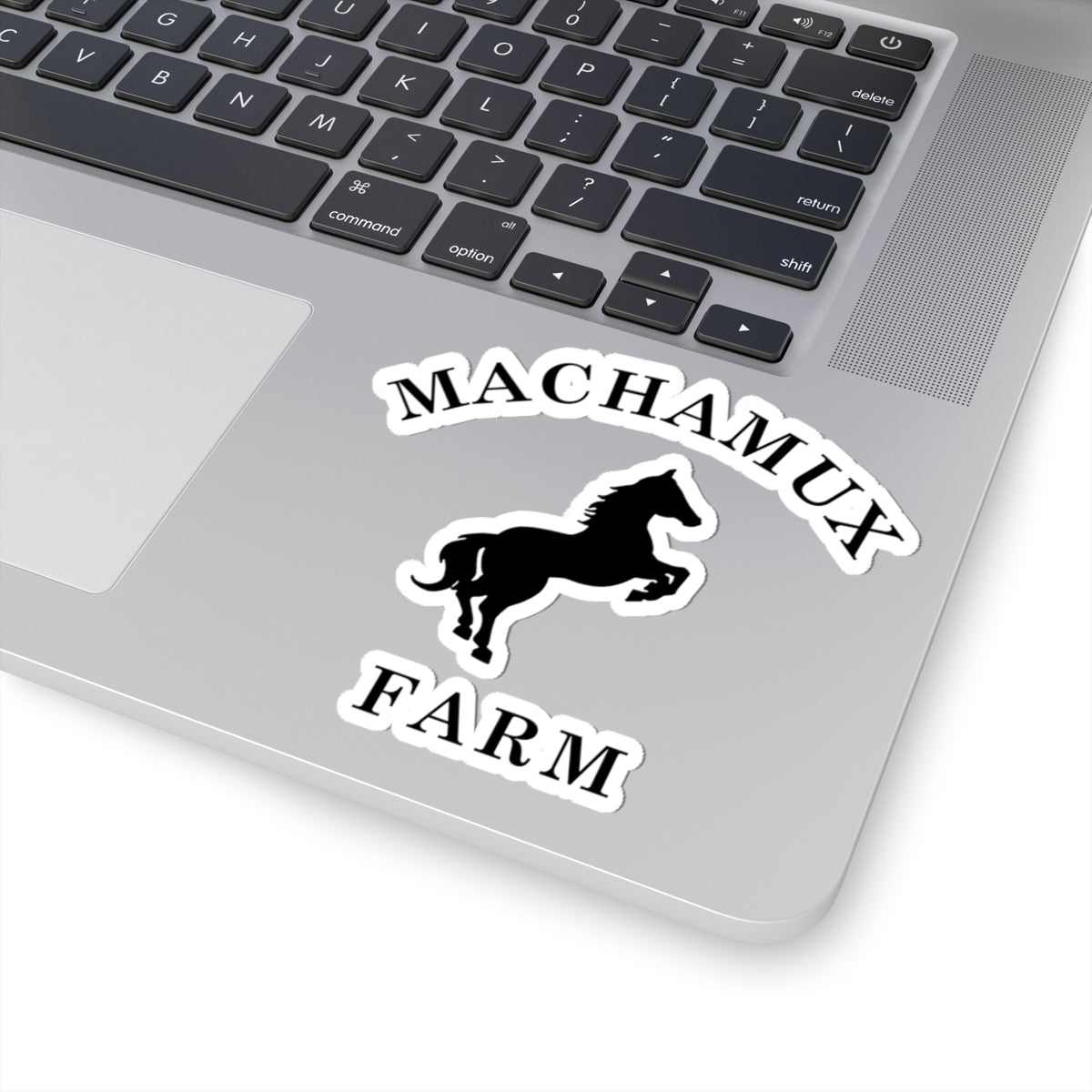 Machamux Farm Vintage Retro Vinyl Sticker - Black Logo