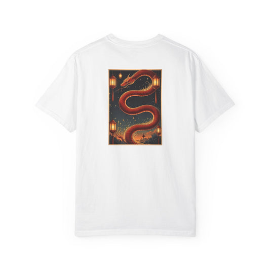 Zodiac Year of the Snake (2025+) Vintage Retro Art Series Cotton Tee