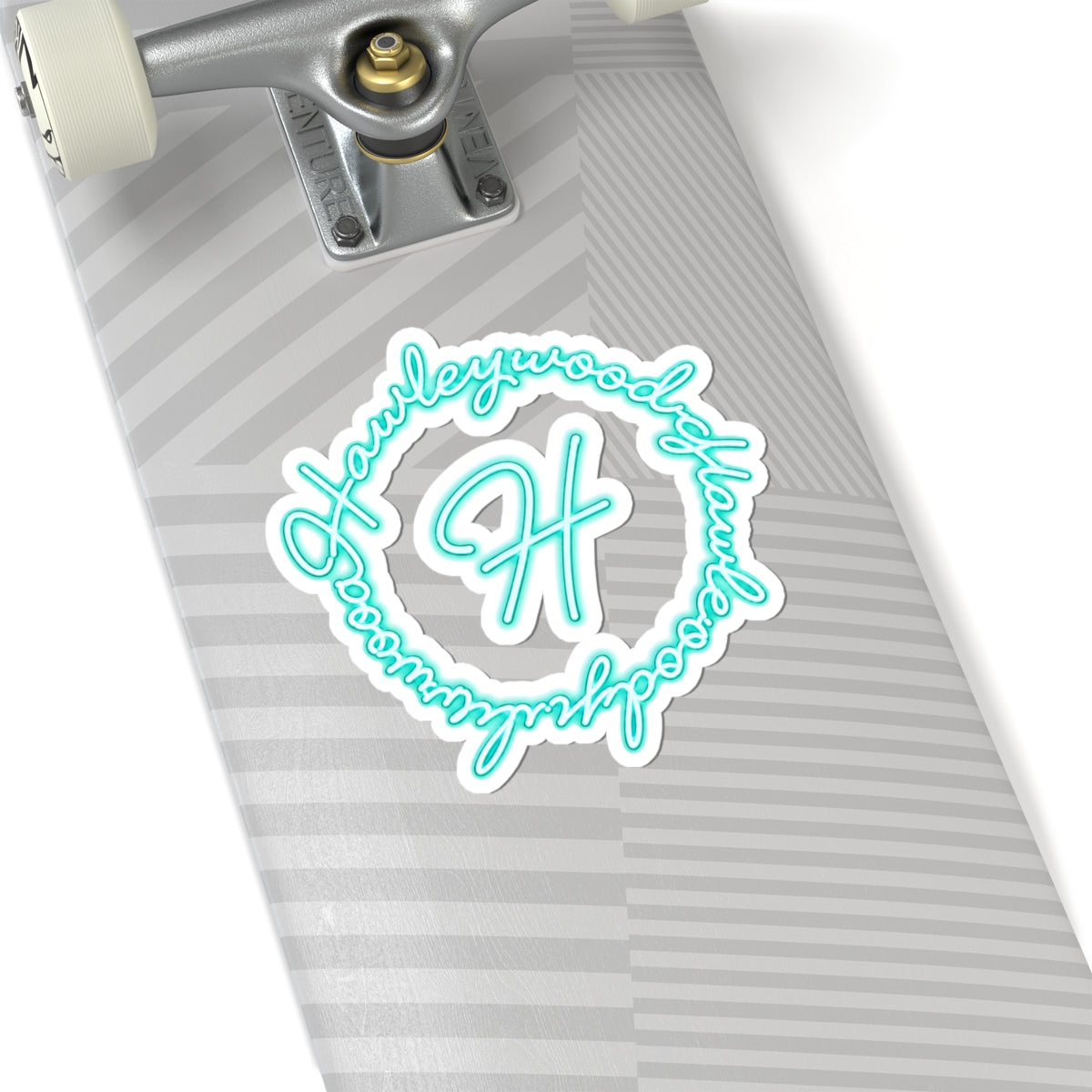 Hawleywood Vintage Retro Vinyl Sticker - Lace Logo