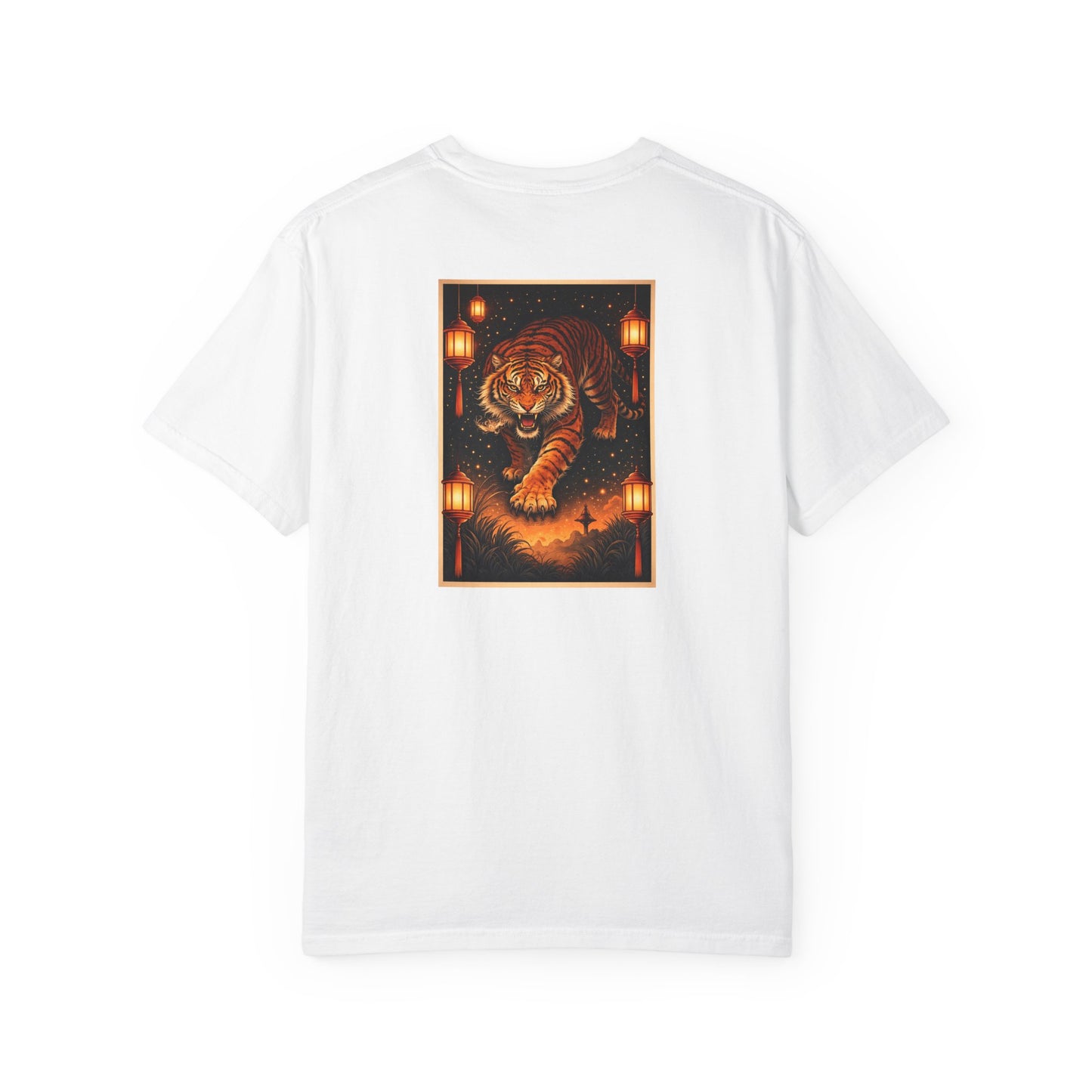 Zodiac Year of the Tiger (2022+) Vintage Retro Art Series Cotton Tee