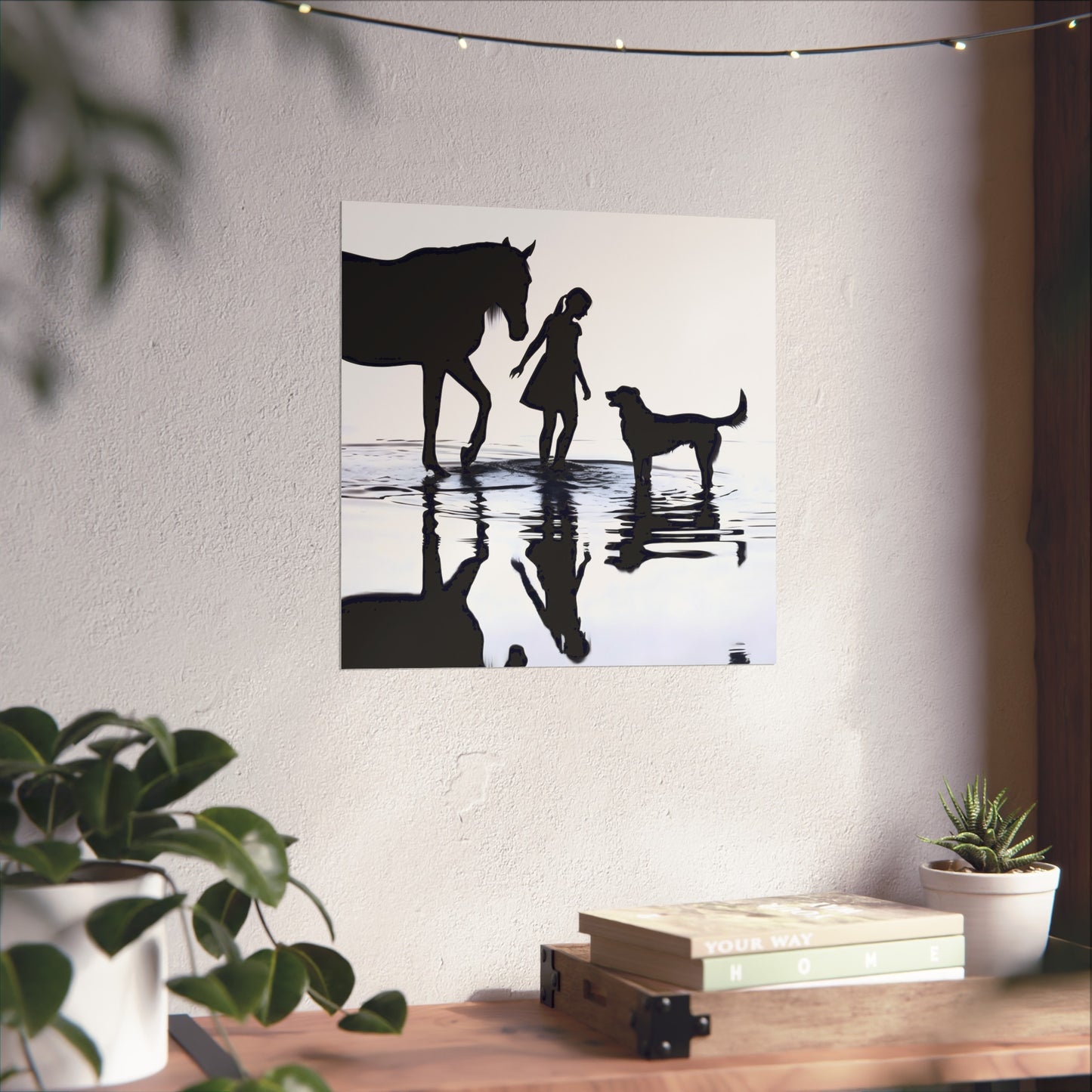 Shoreline Conversation - Tide & Light Series Giclée Unframed Poster