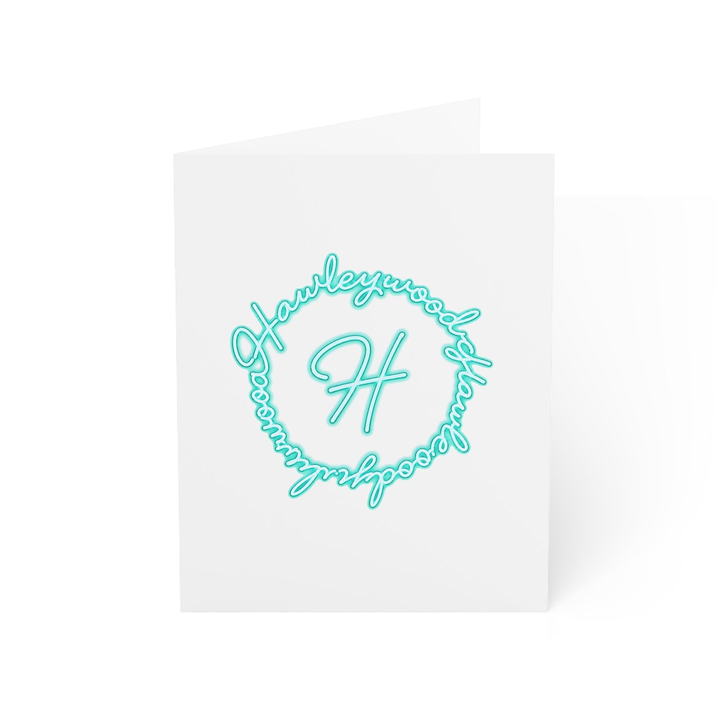 Hawleywood Vintage Retro Blank Card Set - Round Logo