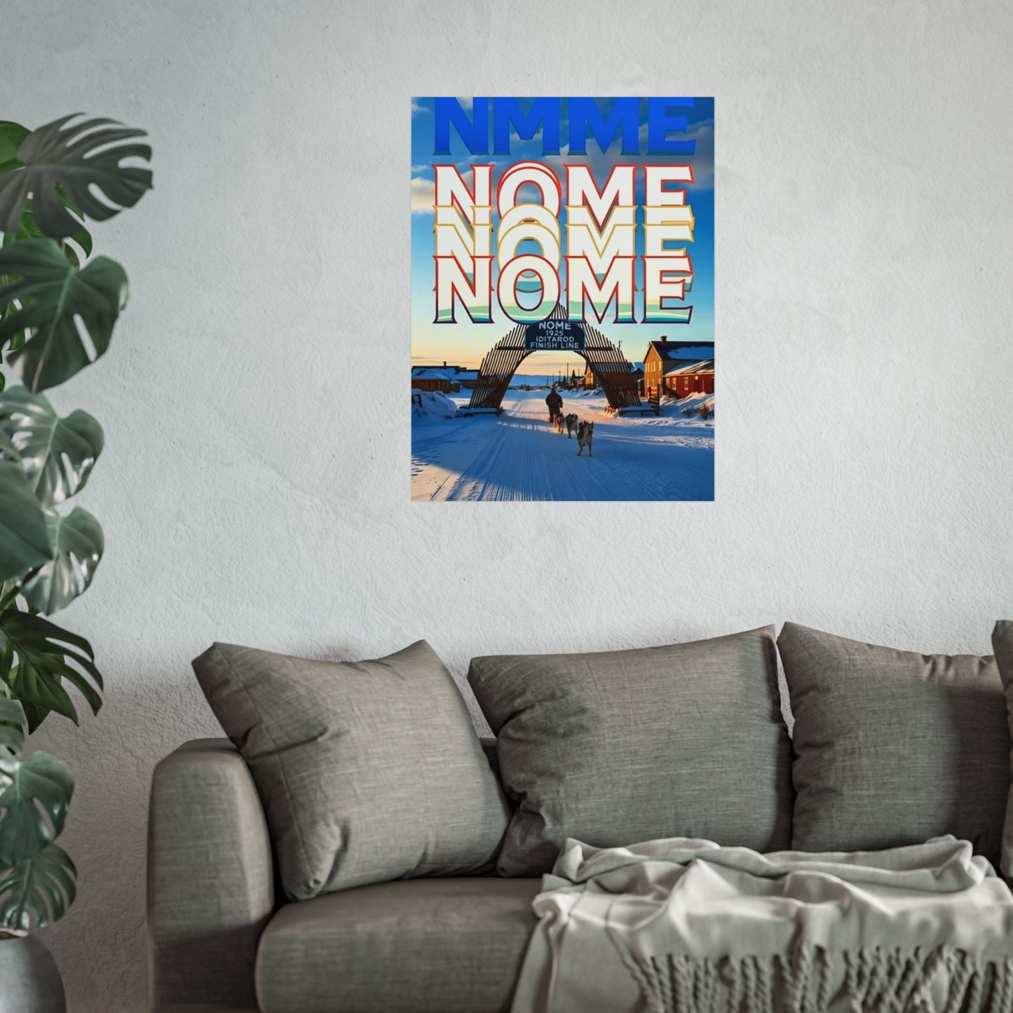 Nome Alaska Vintage Retro Giclée Print Art Series Poster