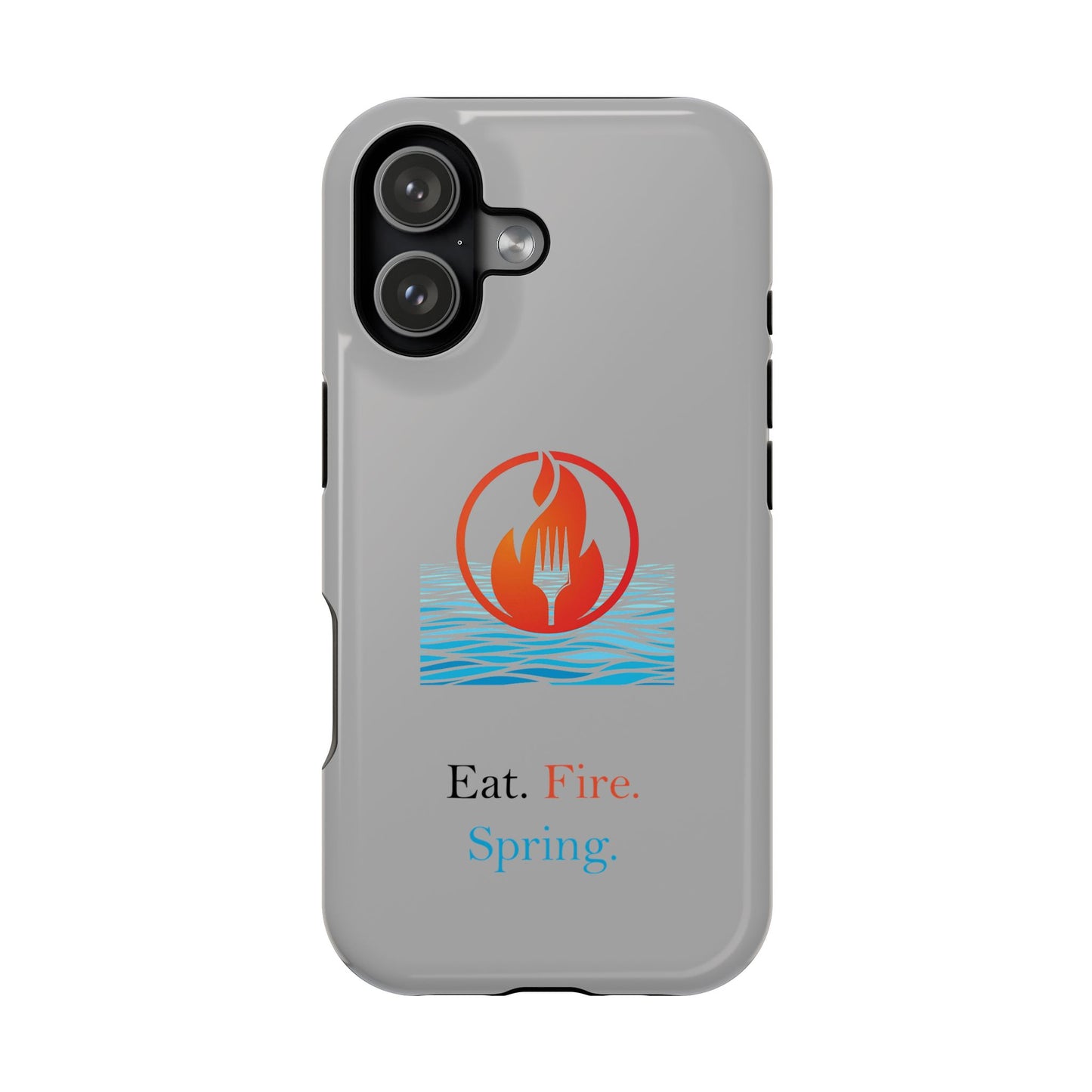Eat Fire Spring iPhone Case - Image Logo