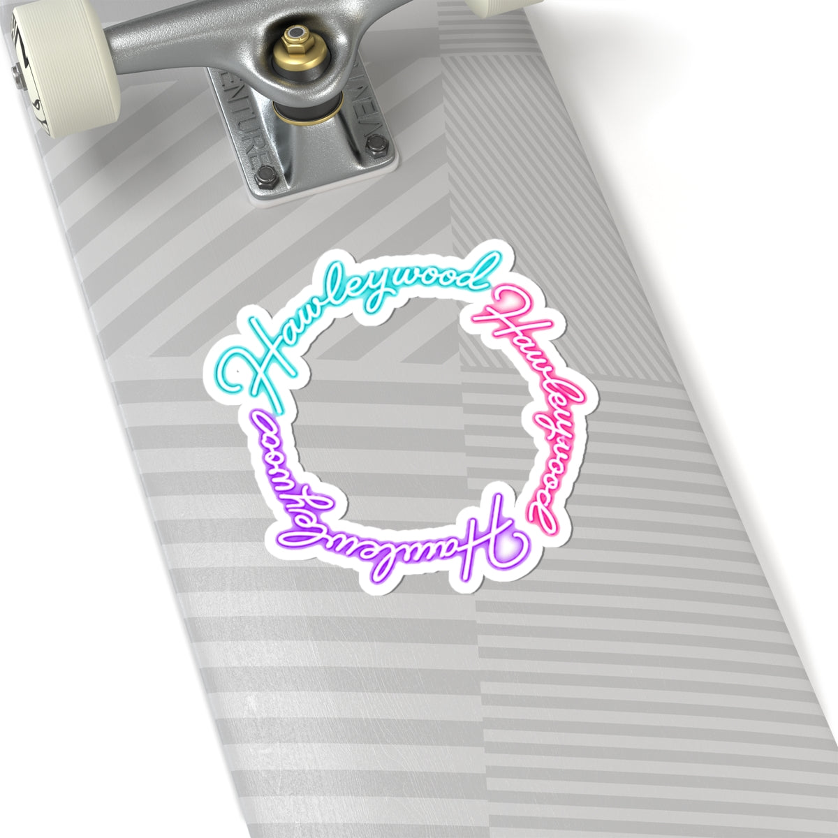 Hawleywood Vintage Retro Vinyl Sticker - Pinwheel Logo