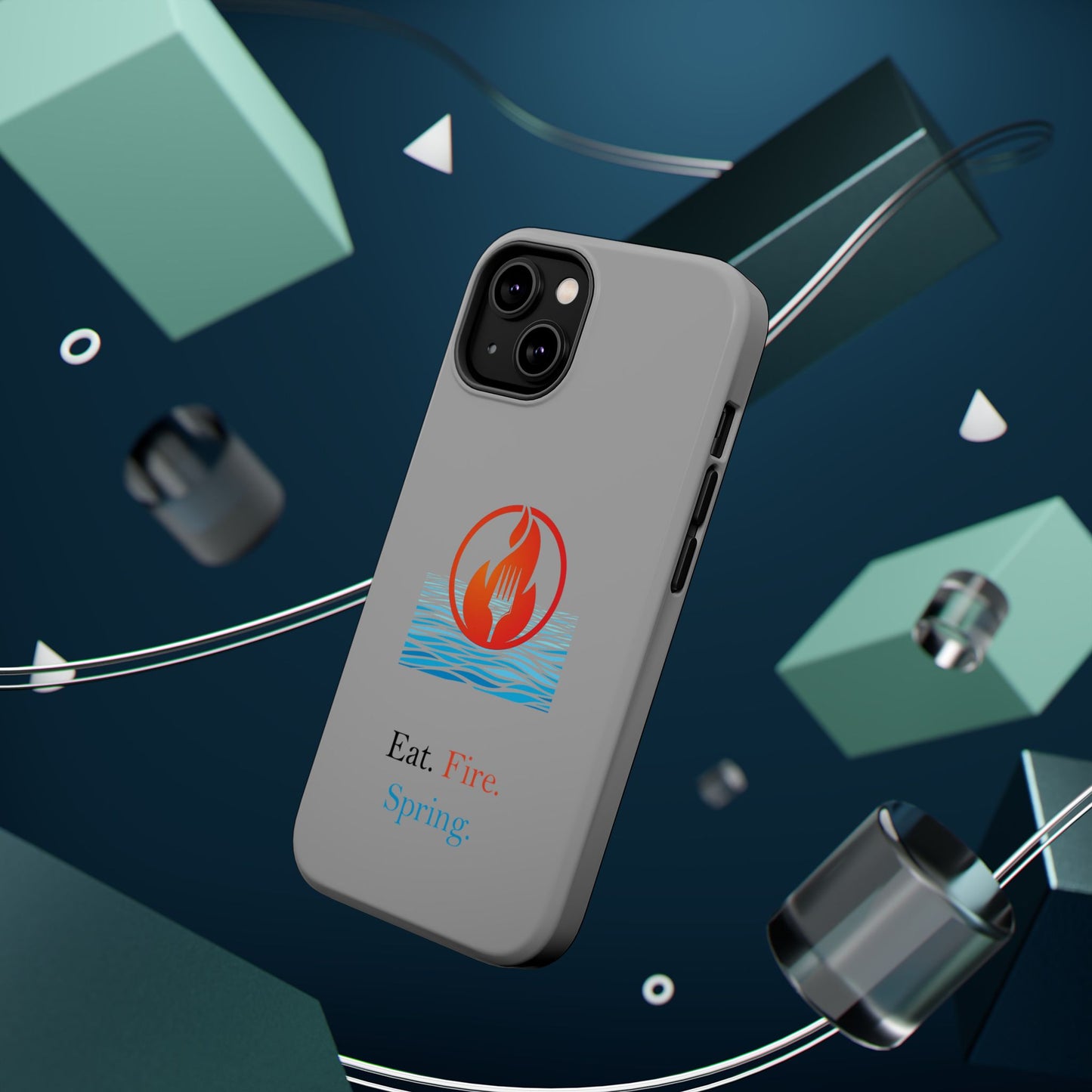 Eat Fire Spring iPhone Case - Image Logo