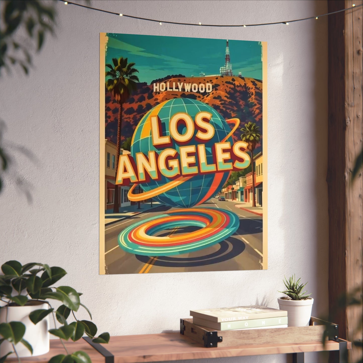 Los Angeles California Vintage Retro Giclée Print Art Series Poster