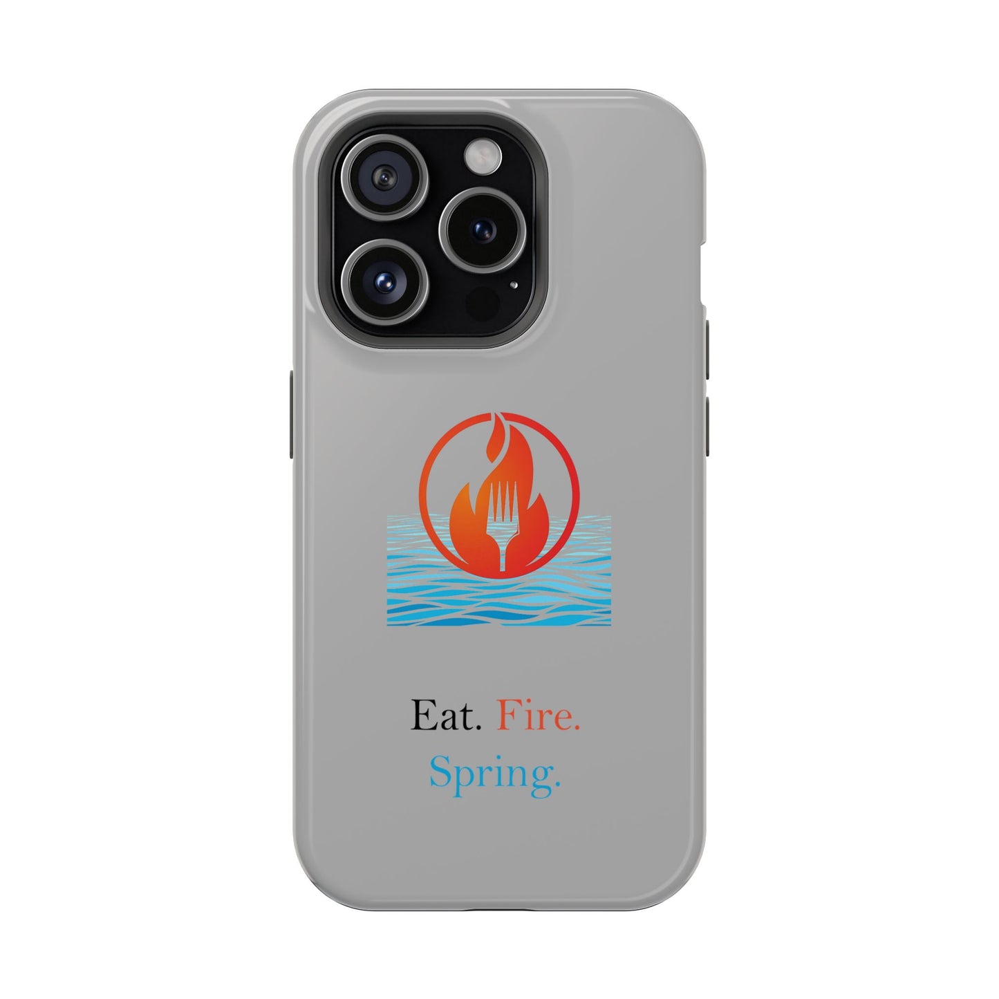 Eat Fire Spring iPhone Case - Image Logo
