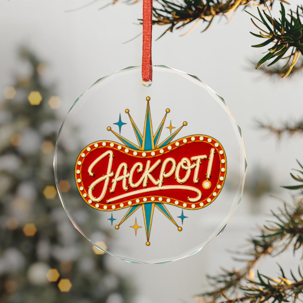 Las Vegas Nevada Holiday Ornament - Jackpot!