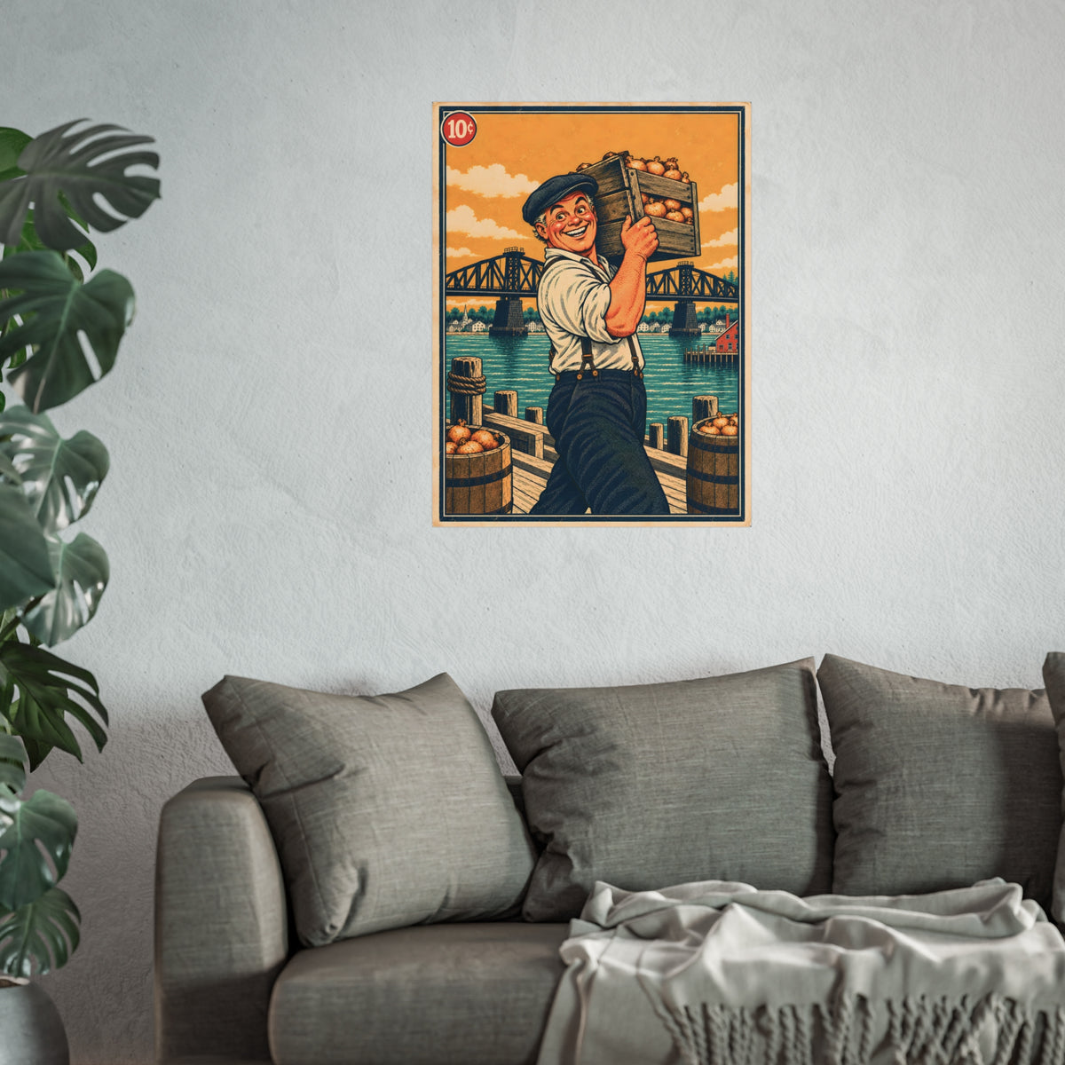 Westport Connecticut Vintage Retro Art Series Poster