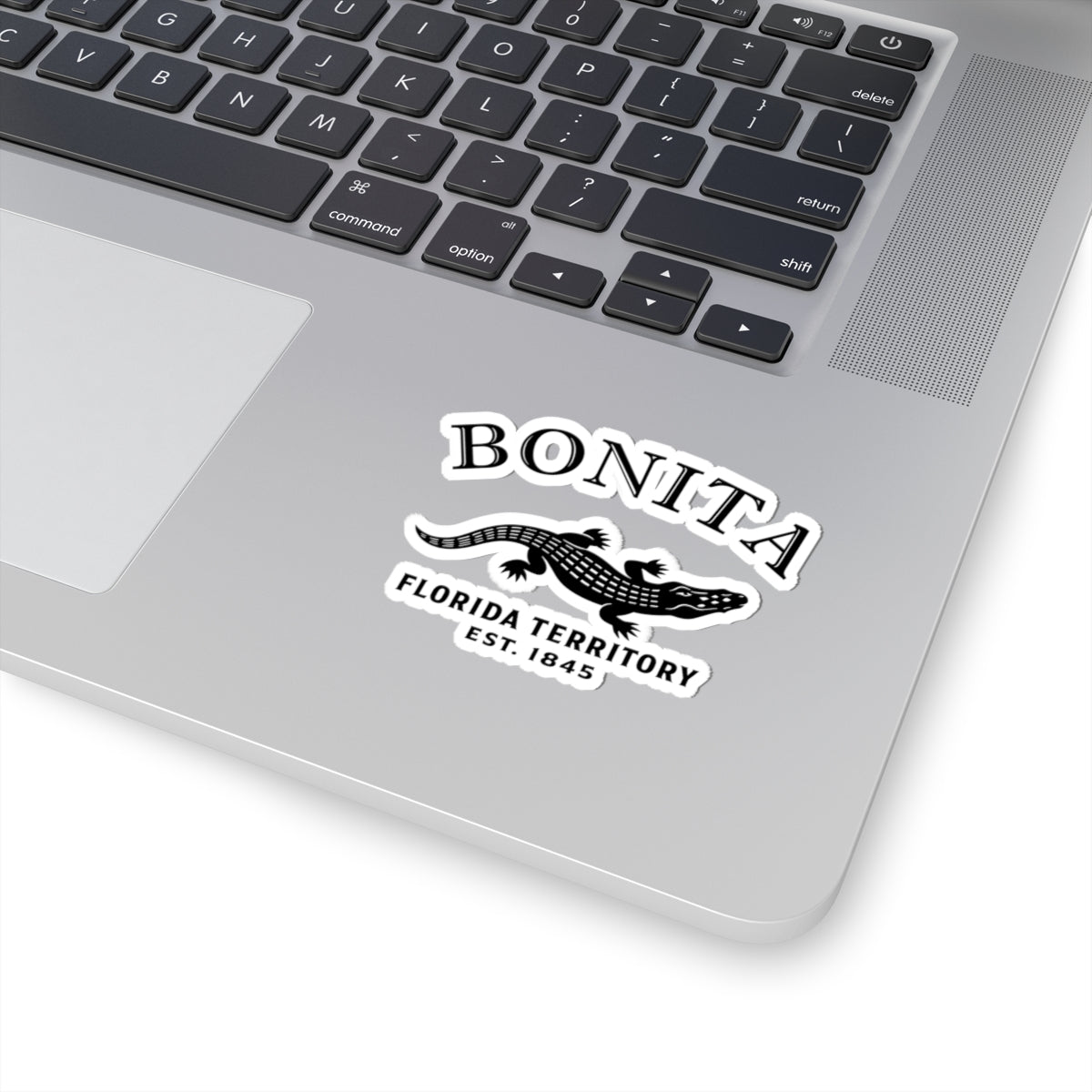 Bonita Florida Vintage Retro Vinyl Sticker - Black Logo