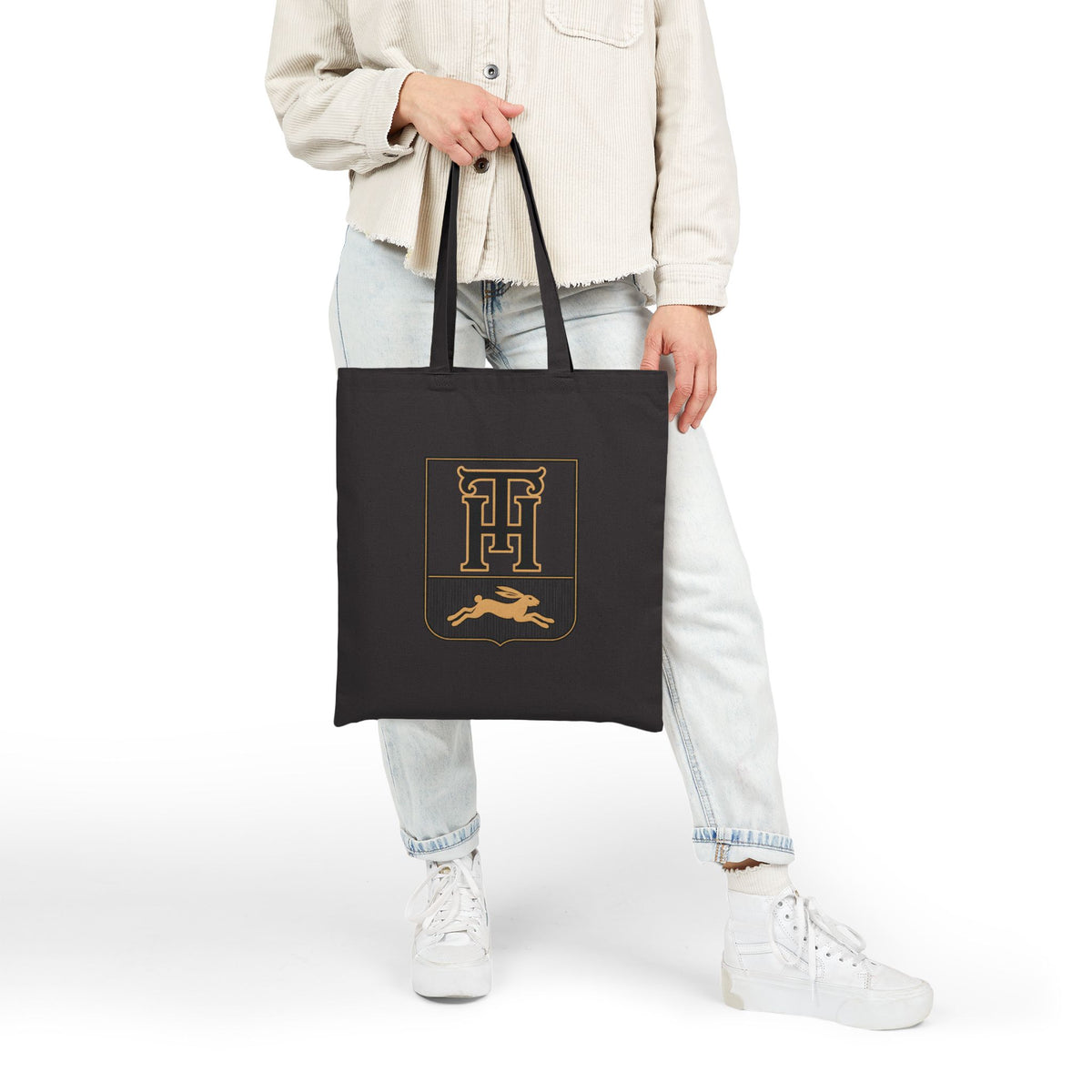 Styled View of the Team Haas Market Tote, Crest Edition