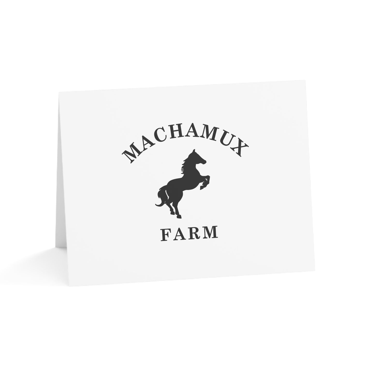 Machamux Farm Vintage Retro Thank You Card Set - Black Logo