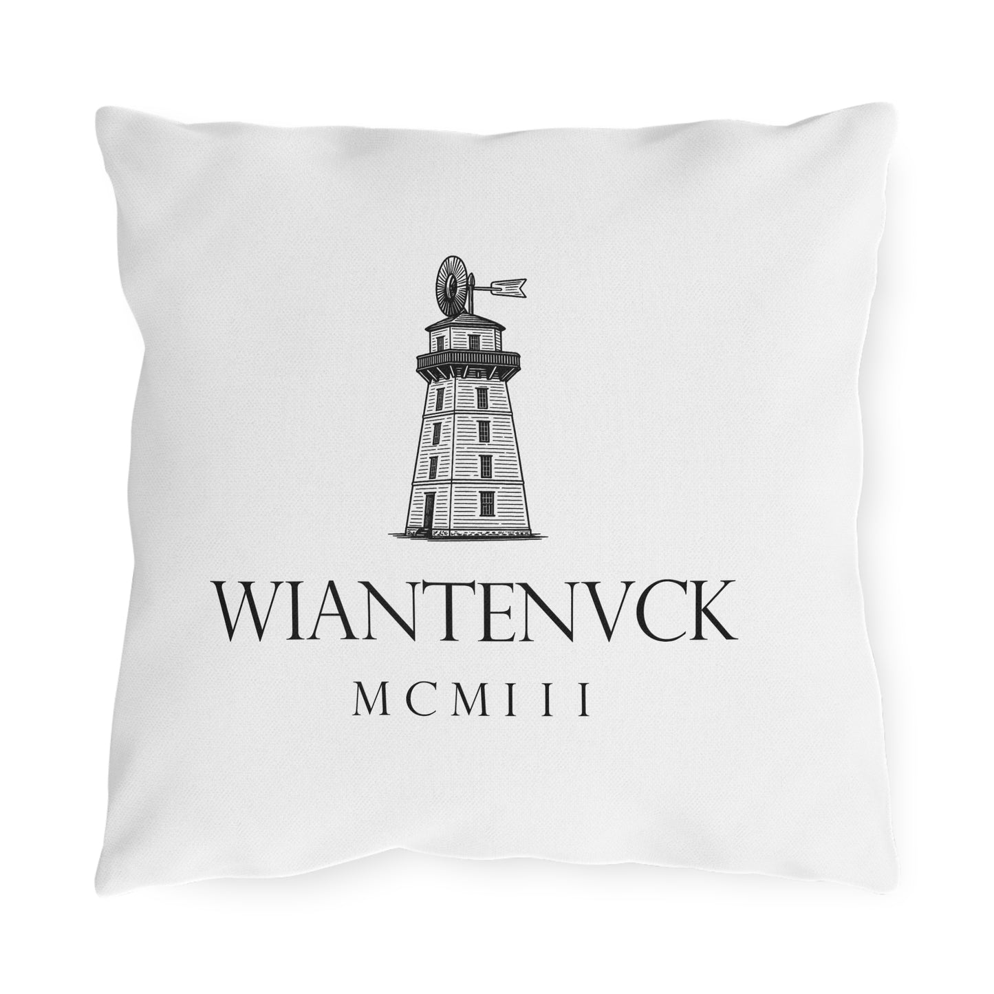 Wiantenuck Outdoor Throw Pillow - Combo Logo
