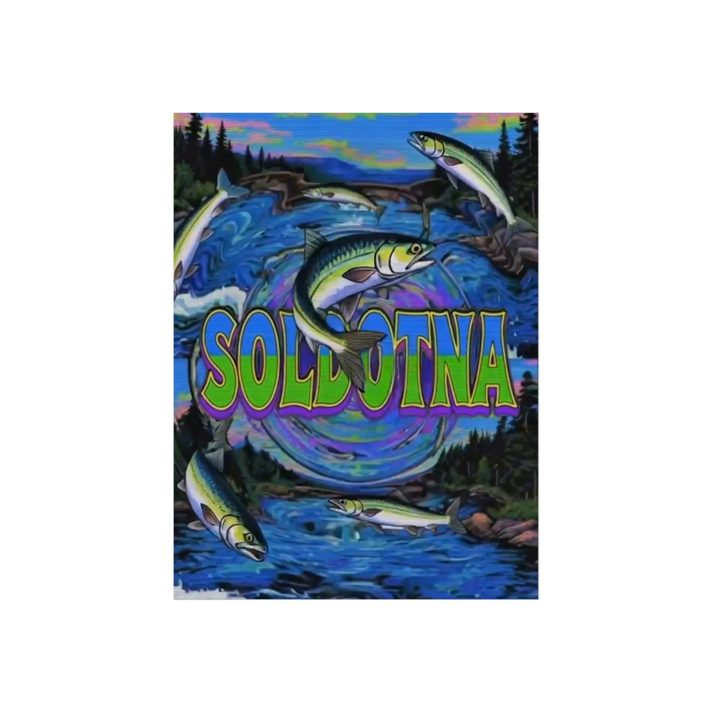 Soldotna Alaska Vintage Retro Giclée Print Art Series Poster