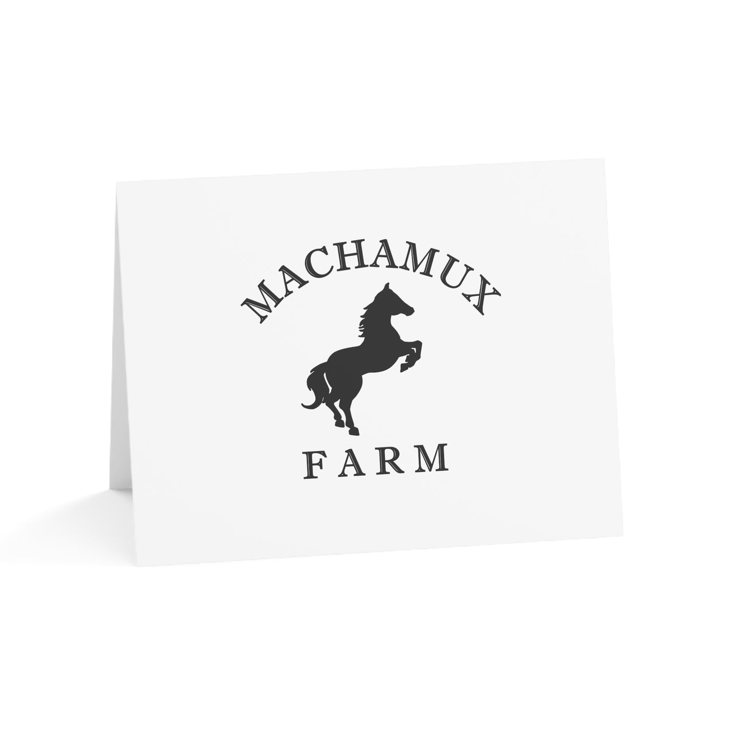 Machamux Farm Vintage Retro Thank You Card Set - Black Logo