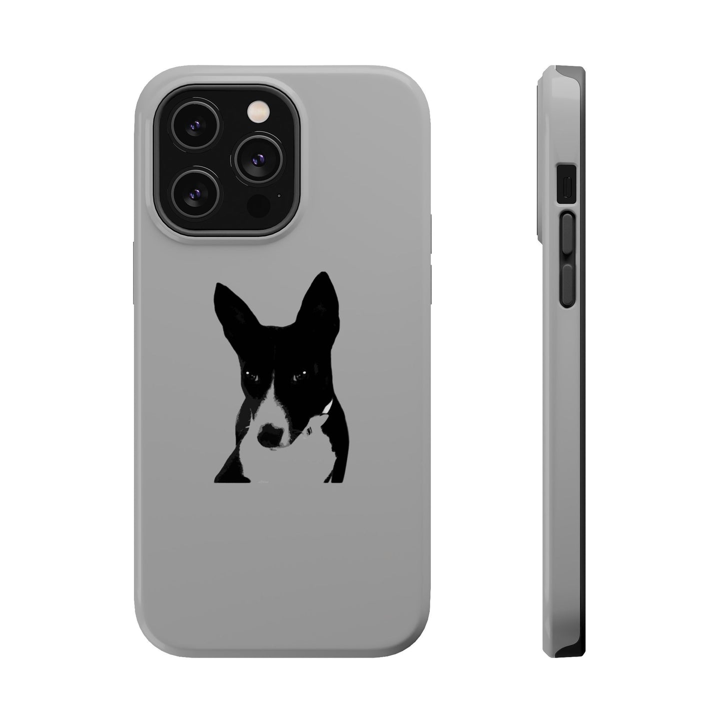 A Life Well Lived Basenji Retro iPhone Case - Black Logo