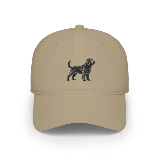 Otterhound Vintage Retro Cotton Cap — Standing
