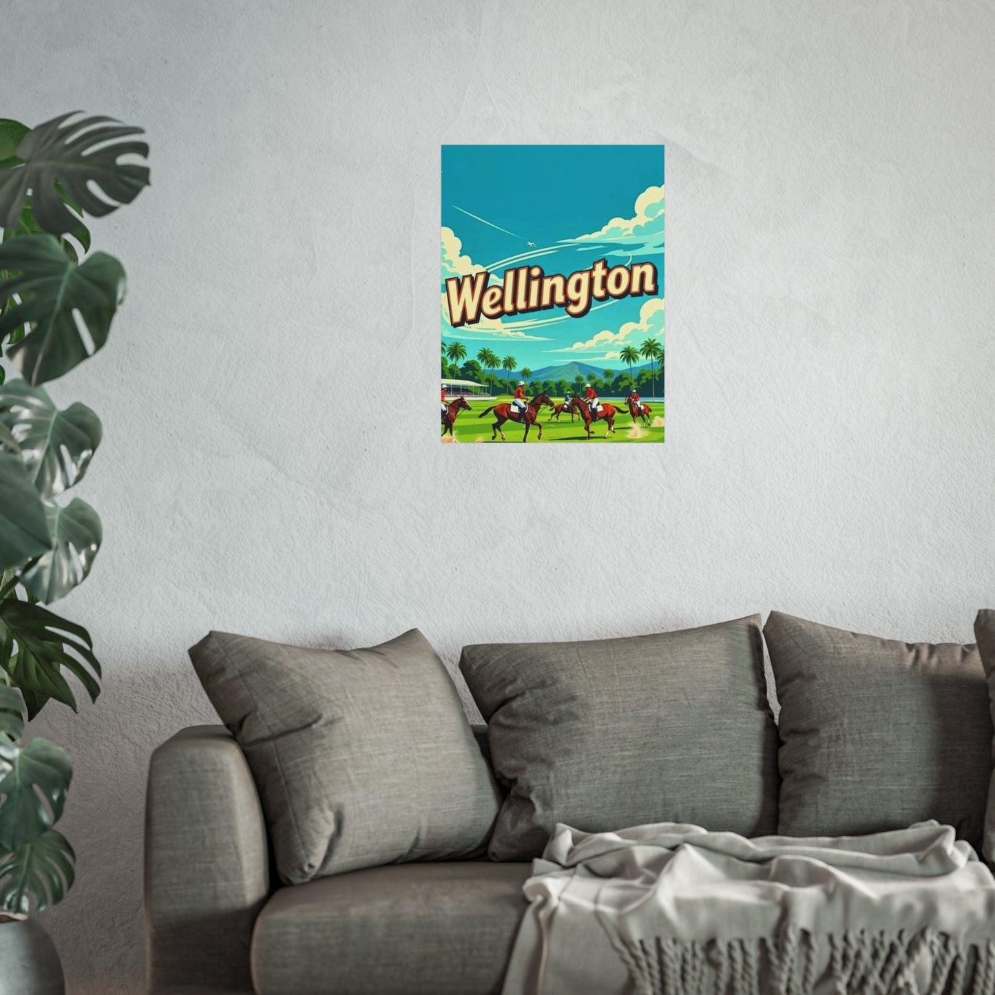 Wellington Florida Vintage Retro Giclée Print Art Series Poster