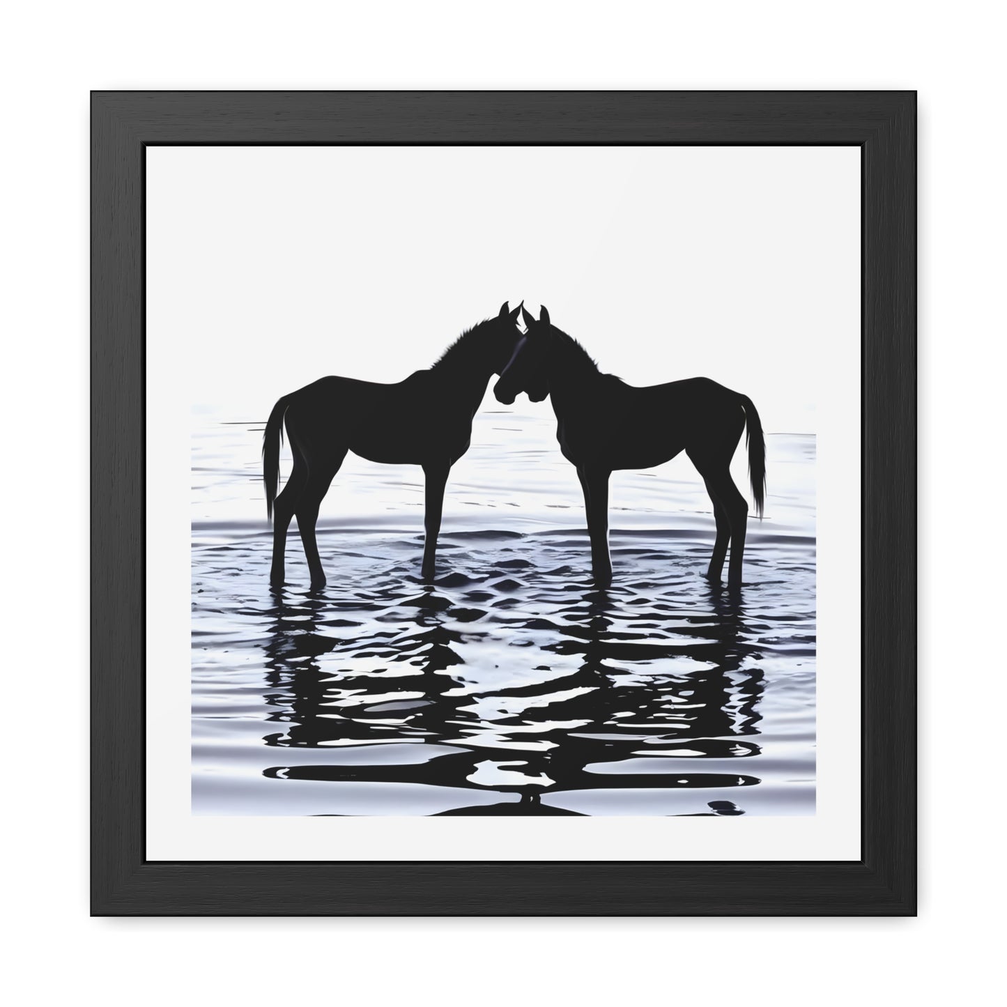 Quiet Pair - Tide & Light Series Framed Poster