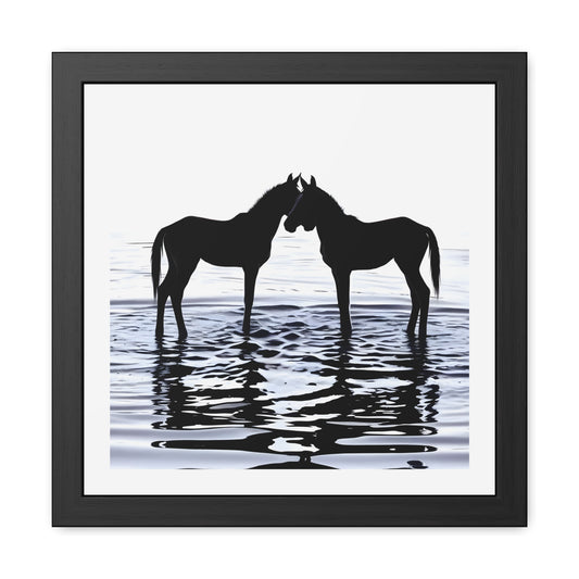 Quiet Pair - Tide & Light Series Framed Poster