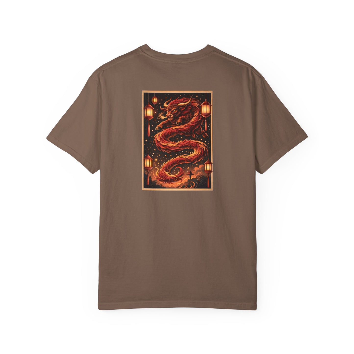Zodiac Year of the Ox (2021+) Vintage Retro Art Series Cotton Tee