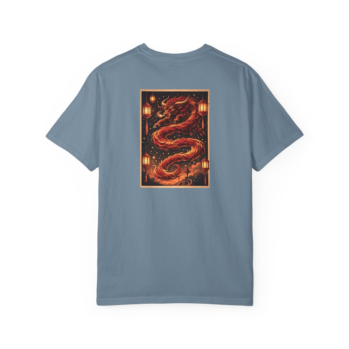 Zodiac Year of the Ox (2021+) Vintage Retro Art Series Cotton Tee