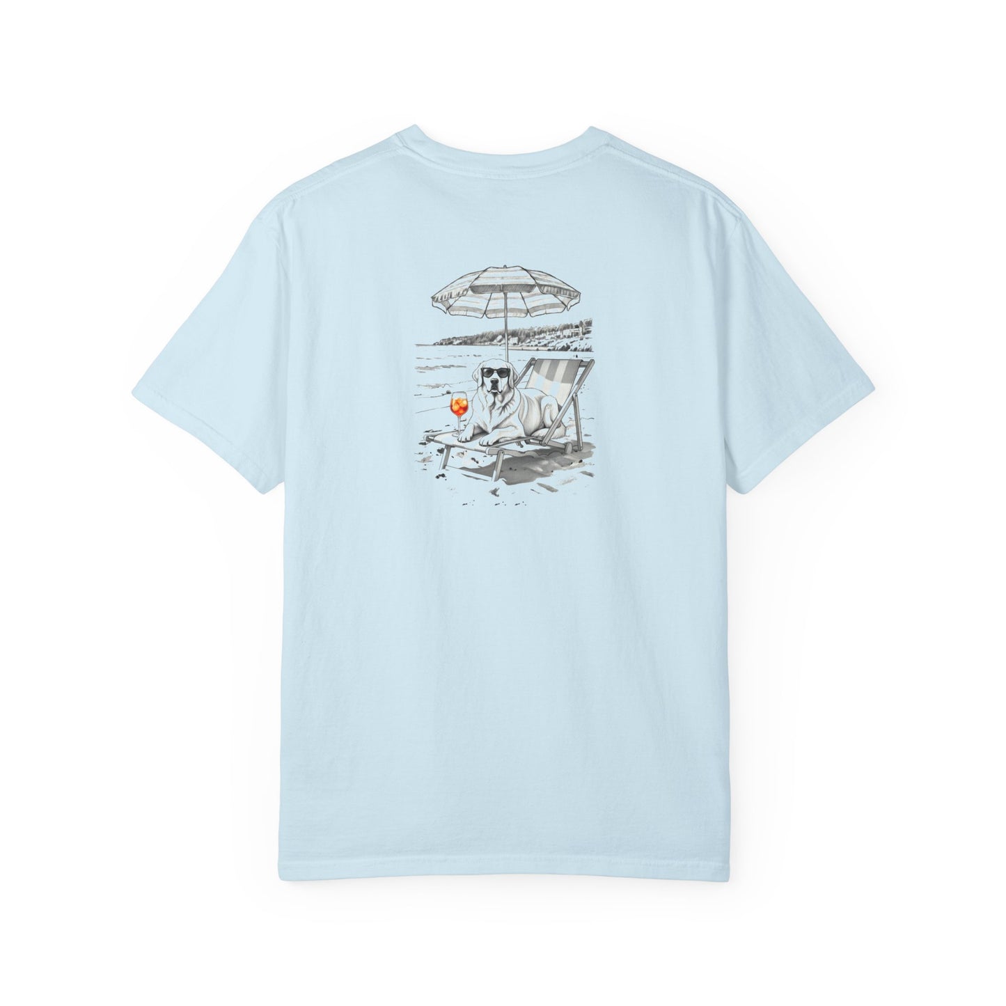 Le Retriever Doré Vintage Retro Cotton Art Series Tee