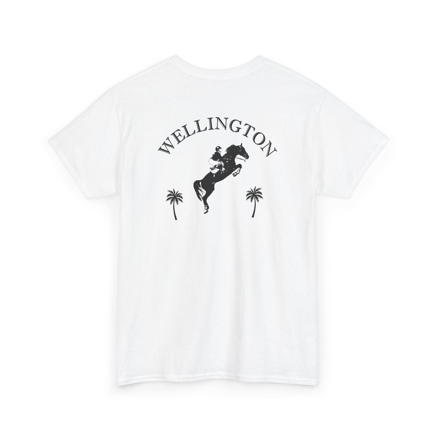 Wellington Florida Vintage Retro Unisex Heavy Cotton Equestrian Tee