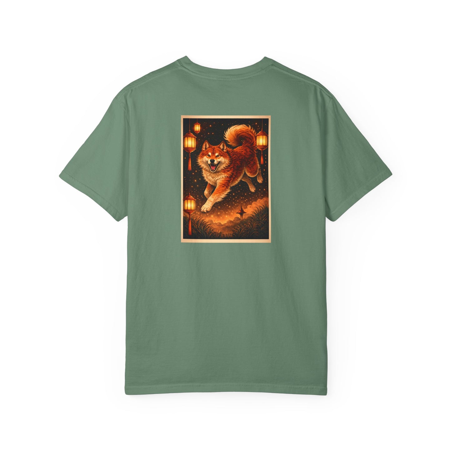Zodiac Year of the Dog (2018+) Vintage Retro Art Series Cotton Tee