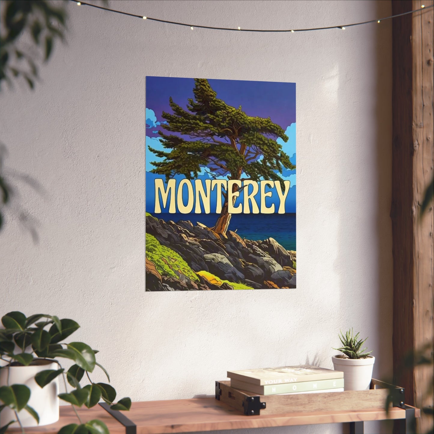 Monterey California Vintage Retro Giclée Print Art Series Poster
